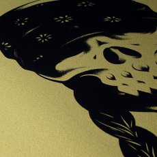 Photo5: USUGROW / THE EARLY DAYS SILK SCREEN PRINT : GOLD (5)