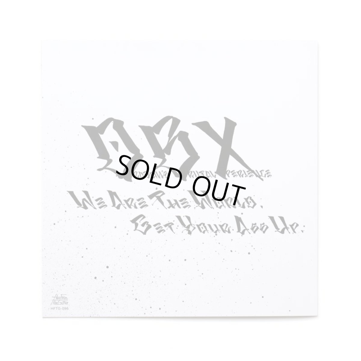 Photo4: DBX / We Are The World, Get Your Ass Up [FLEXI, Download code included] (4)