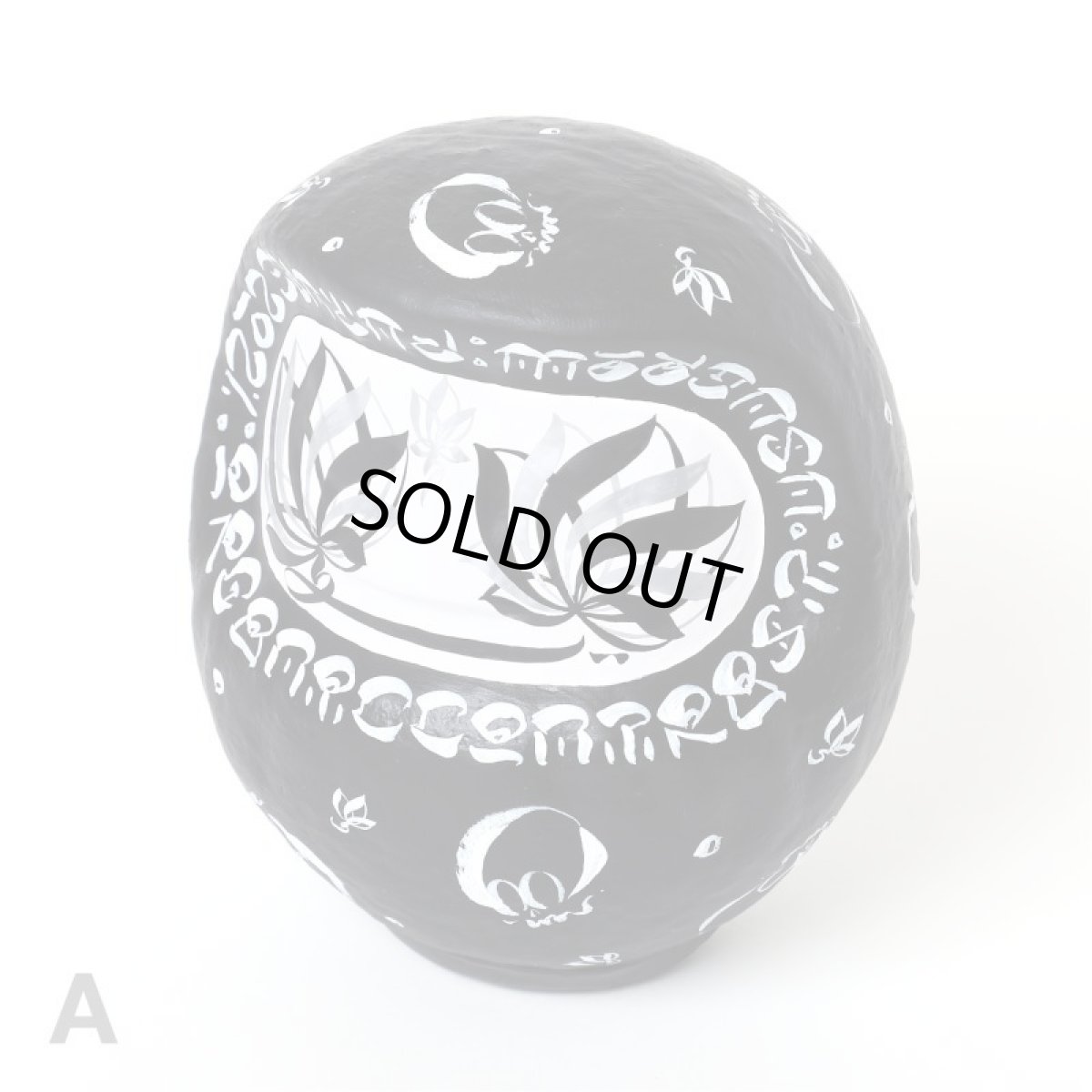 Photo2: USUGROW / Lucky Daruma HASUMARU 2022 / Skull & Lotus(A,B,C) (2)