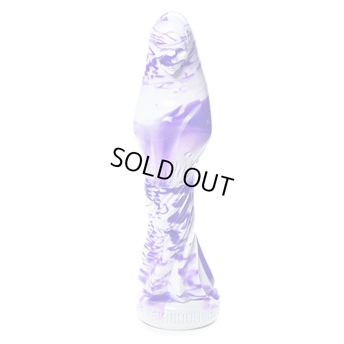 Photo2: USUGROW / KOKUTEN RITSUZOU SOFT VINYL SCULPTURE IN PURPLE MARBLE (2)