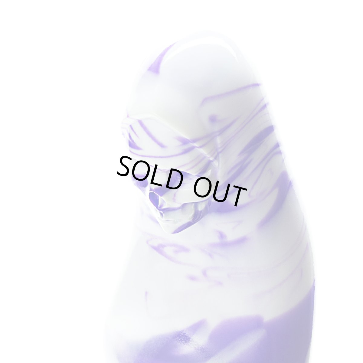 Photo4: USUGROW / KOKUTEN RITSUZOU SOFT VINYL SCULPTURE IN PURPLE MARBLE (4)