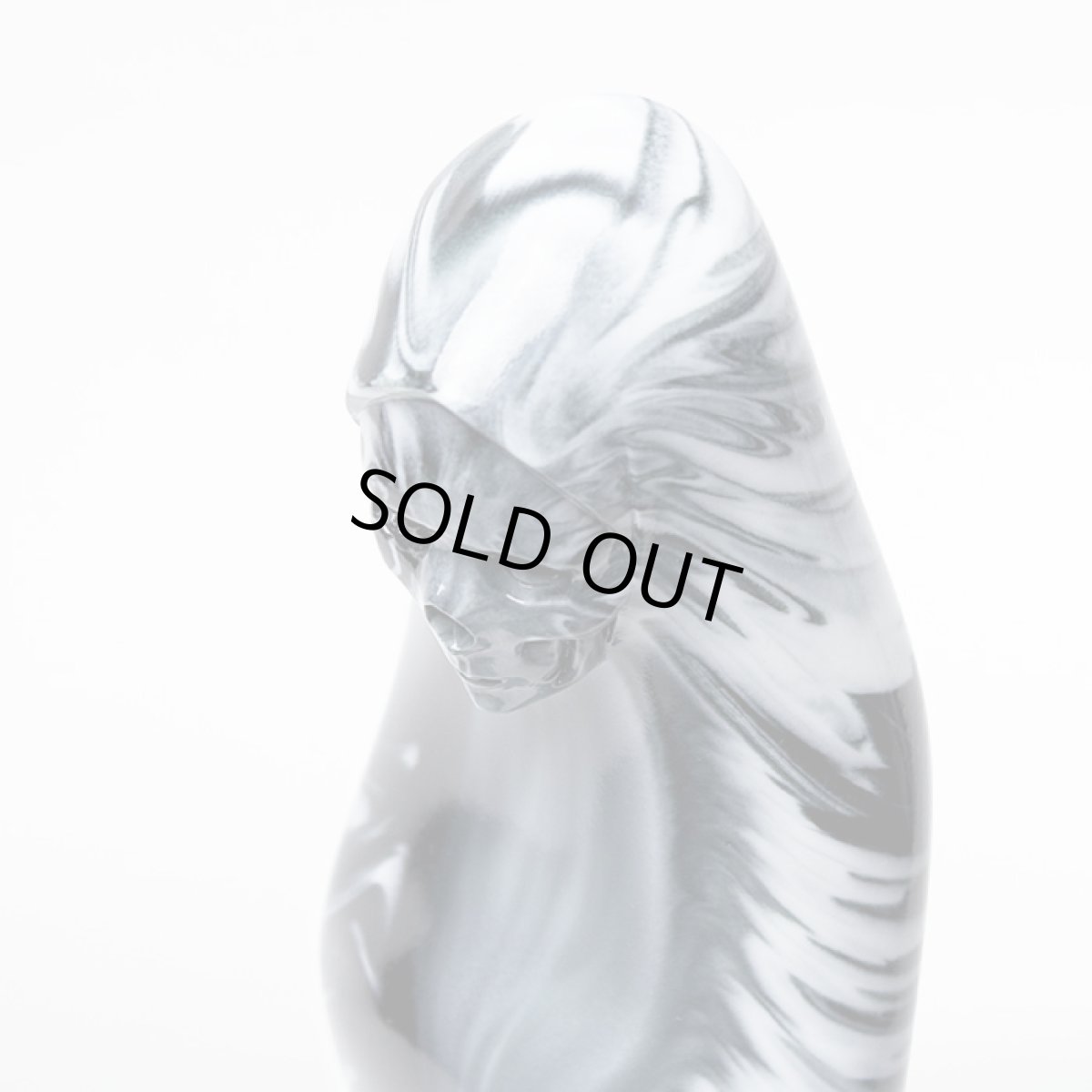 Photo4: USUGROW / KOKUTEN RITSUZOU SOFT VINYL SCULPTURE IN BLACK MARBLE (4)