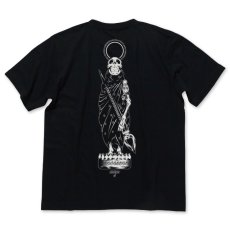 Photo1: USUGROW / HASADHU BLACK TEE (1)