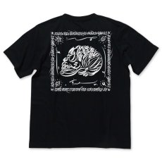 Photo1: USUGROW / LIFE SKULL BLACK TEE (1)