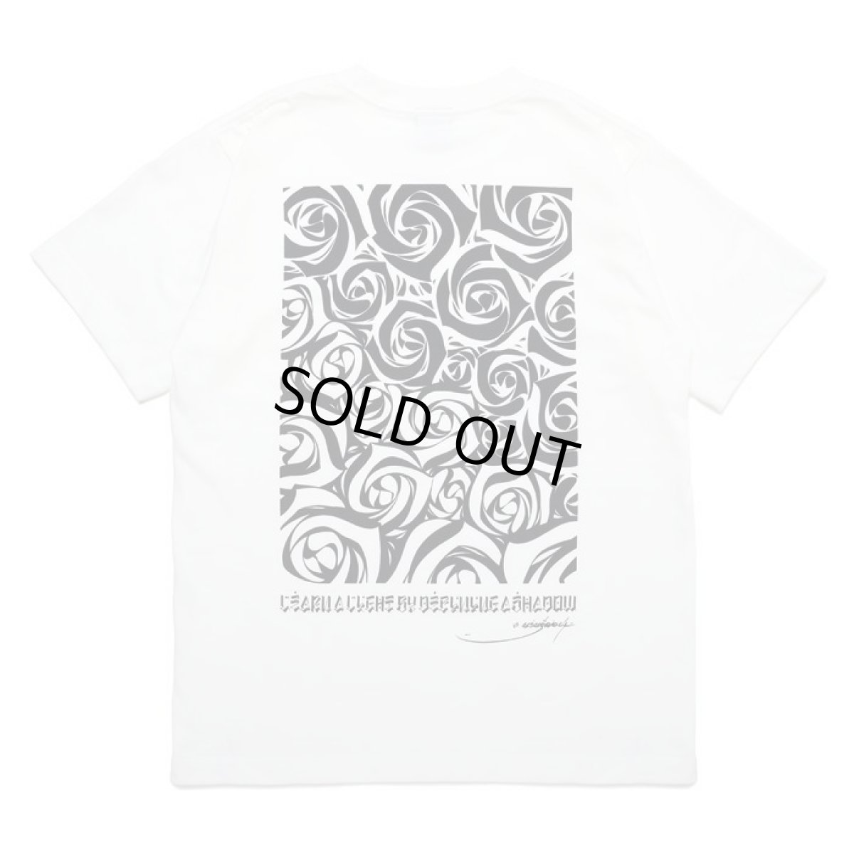 Photo1: USUGROW / ROSES 2020 WHITE TEE (1)