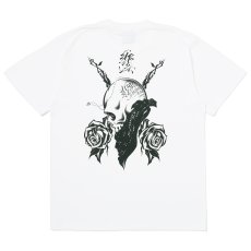 Photo1: USUGROW / BEAUTIFUL THORNS WHITE TEE (1)