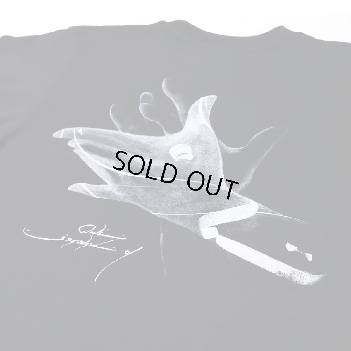 Photo3: USUGROW / ONE SPIRIT BLACK TEE (3)