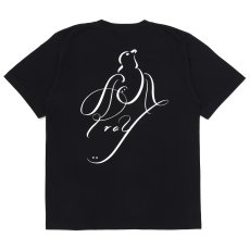 Photo1: USUGROW / PRAY BLACK TEE (1)