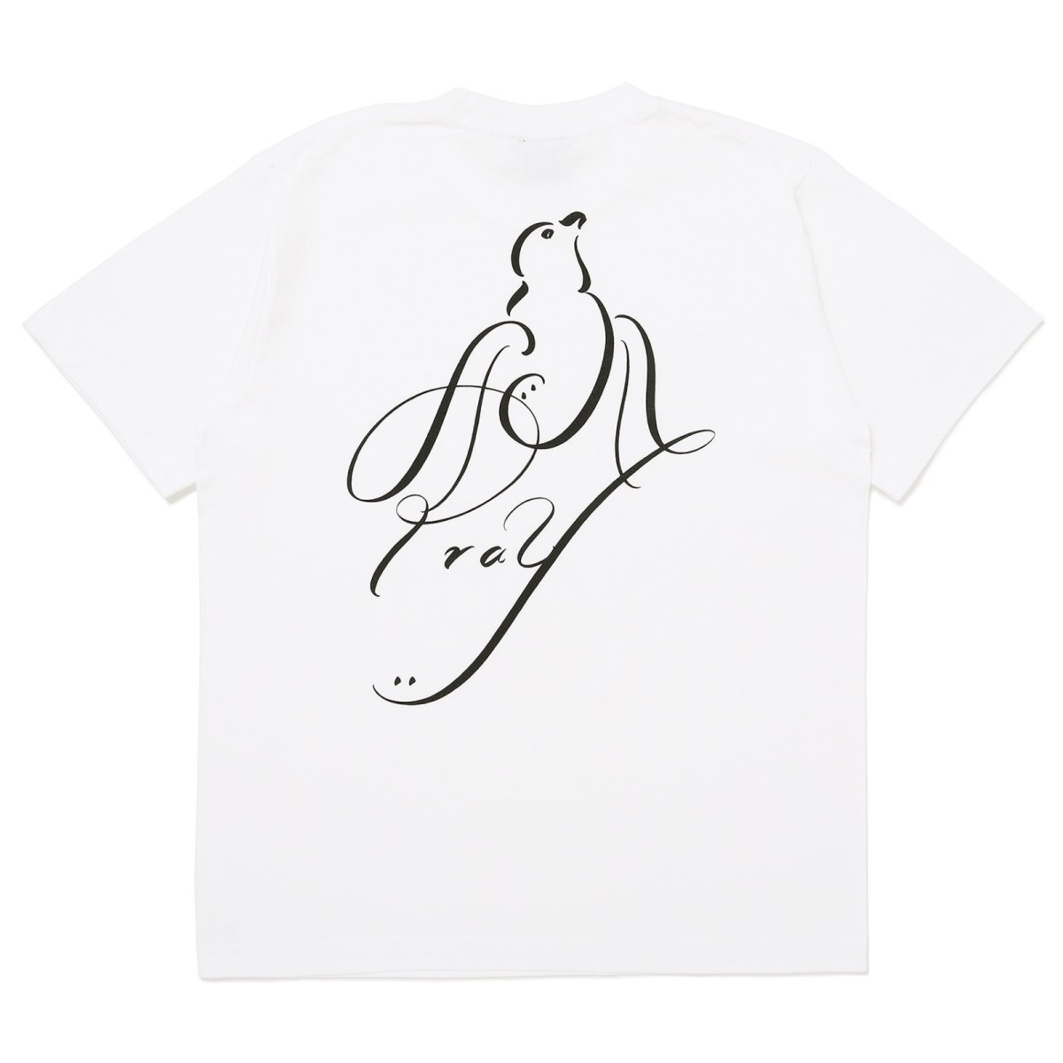Photo1: USUGROW / PRAY WHITE TEE (1)