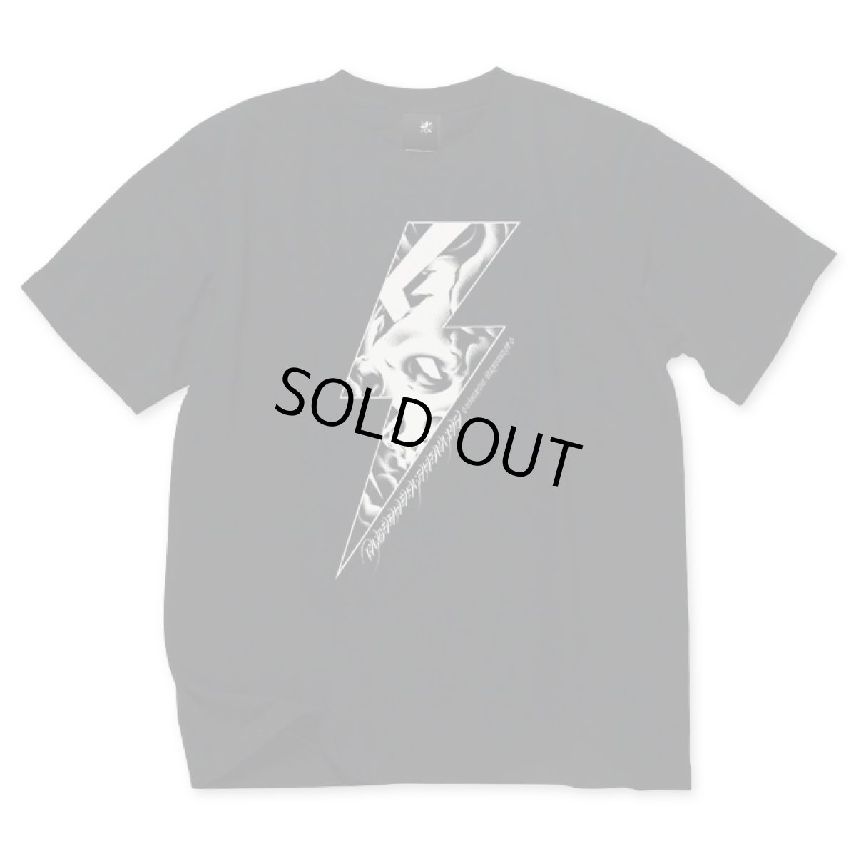 Photo1: USUGROW / RIDE THE LIGHTNING BLACK TEE (1)