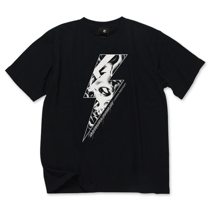 USUGROW / RIDE THE LIGHTNING BLACK TEE